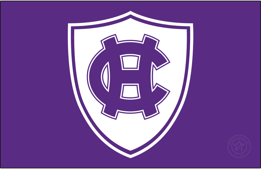 Holy Cross Crusaders 2014-2018 Secondary Logo diy DTF decal sticker